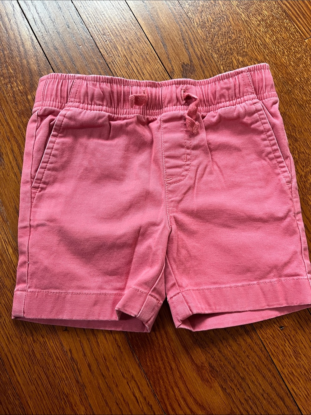 Vineyard Vines Girls Pink Cotton Drawstring Shorts